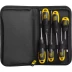 Набор JCB: Отвертки, хромомолибденовая сталь S2, двухкомпонентные рукоятки, магнитный наконечник, 7 предм, чехол JSD019 купить в Надыме