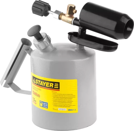 Лампа STAYER "PROFI" паяльная, стальная, 1,5л 40655-1.5 купить в Надыме