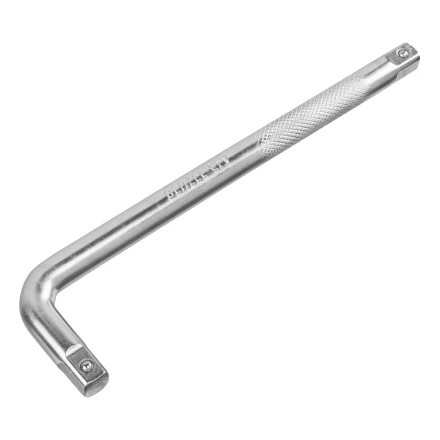 Вороток Г-образный, 250*50 мм, квадрат 1/2", CrV, матовый хром Denzel 14063 купить в Надыме