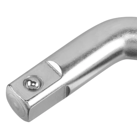 Вороток Г-образный, 250*50 мм, квадрат 1/2", CrV, матовый хром Denzel 14063 купить в Надыме