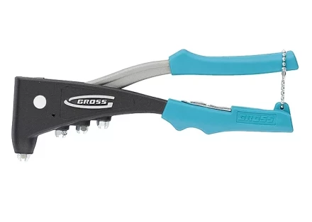 Заклёпочник литой  усиленный заклёпки 2,4-4,8мм GROSS 40403 купить в Надыме