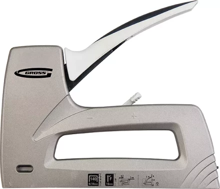 Степлер мебельный (Aluminium 140) алюм. корпус рег. удара тип скобы 140 300 6-14 мм  GROSS 41007 купить в Надыме