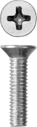 Винт ЗУБР "МАСТЕР" DIN 965, класс прочности 4.8, оцинкованный, M3x12мм, 5кг 303110-03-012 купить в Надыме