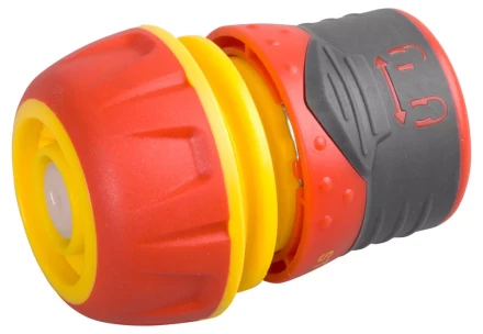 Соединитель GRINDA "Premium" с автостопом и запирающим механизмом, пластмассовый с TPR, 3/4" 8-426432 купить в Надыме