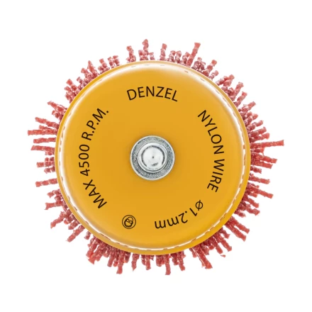 Щетка для дрели Denzel, 65 мм, Чашка, со шпилькой, нейлоновая щетина, 74435 купить в Надыме