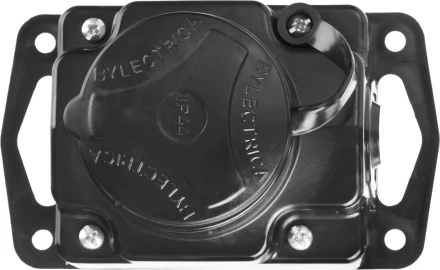 Колодка СИБИН для удлинителя, 1 гнездо, заземление, защитные крышки, IP44, макс мощность 3500Вт 55114-1 купить в Надыме