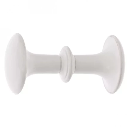 Ручка-кнопка РК1 пластмассовая белая 5штук  Металлист Россия 91587 купить в Надыме