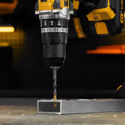 Сверло спиральное по металлу Denzel 5,5 x 93мм, Р6М5, Golden Tip, многогранная заточка, 718277 купить в Надыме