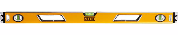 Уровень JCB коробчатый, магнитный, 2 фрезерованные базовые поверхности, 3 ампулы, крашенный, с ручками, 0,5мм/м, 90см JBL004 купить в Надыме