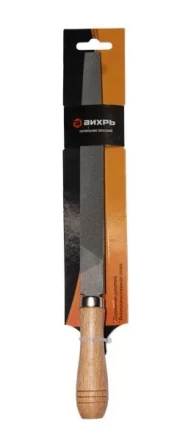 Напильник 200 мм плоский деревянная рукоятка Вихрь купить в Надыме