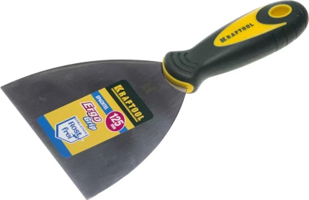 Шпательная лопатка KRAFTOOL с 2-компонент ручк, профилиров нержав полотно, 125мм 10035-125 купить в Надыме
