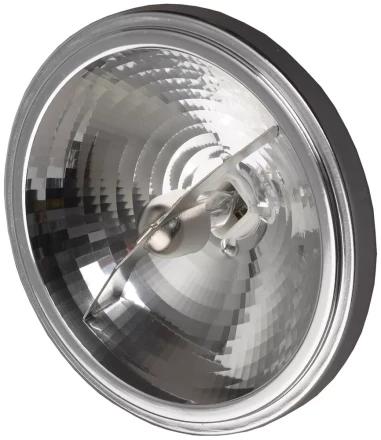 Лампа галогенная СВЕТОЗАР алюм. отражатель, угол 24гр, цоколь G53, диаметр 111мм, 35Вт, 12В SV-44743-24 купить в Надыме