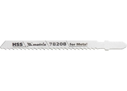 Полотна для электролобзика по металлу 3 шт T127D 75 х 3мм HSS MATRIX Professional 78208 купить в Надыме