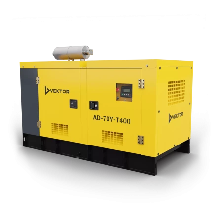 Дизельный генератор Vektor AD-70Y-T400 в шумозащитной кожухе купить в Надыме