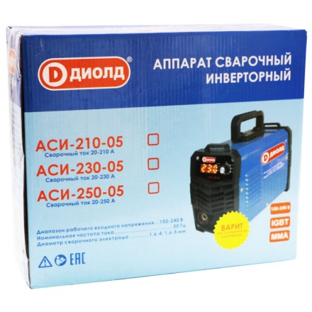 Аппарат сварочный инверторный Диолд АСИ 230-05 купить в Надыме