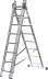 Лестница ЗУБР универсальная, трехсекционная со стабилизатором, 8 ступеней 38831-08 купить в Надыме