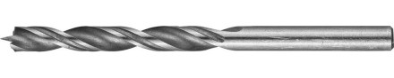 Сверло по дереву, двухленточное, спиральное, KRAFTOOL 29400-093-06, d=6x93мм 29400-093-06 купить в Надыме