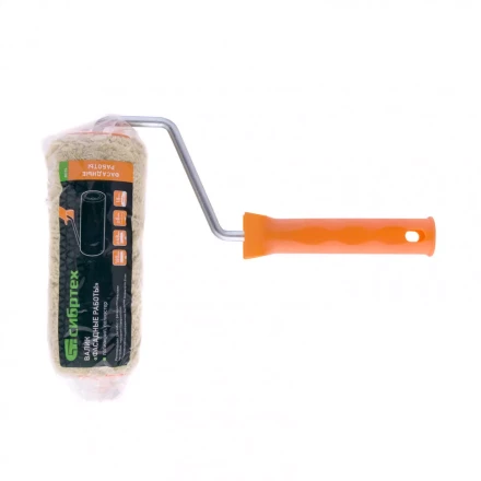 Валик "Фасадные работы" 180 мм ворс 18мм D 48 мм D ручки 8 мм полиакрил полиэстер Сибртех 80174 купить в Надыме