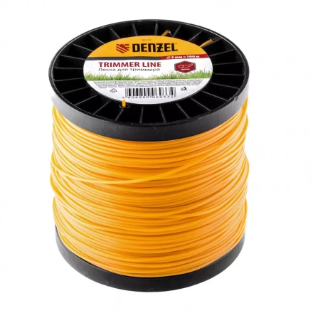 Леска для триммера круглая  2,0 мм 190 м на Din катушке Россия Denzel 96133 купить в Надыме