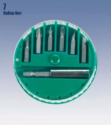 Набор бит 7 шт. S2 Кратон 1 12 01 001 купить в Надыме