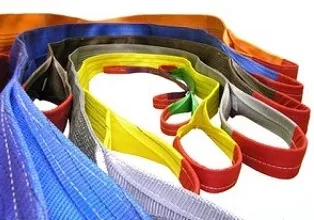 Ремень буксировочный 21т SF 6. L= 5.0 м 150 мм в 1 слой с двумя петлями купить в Надыме