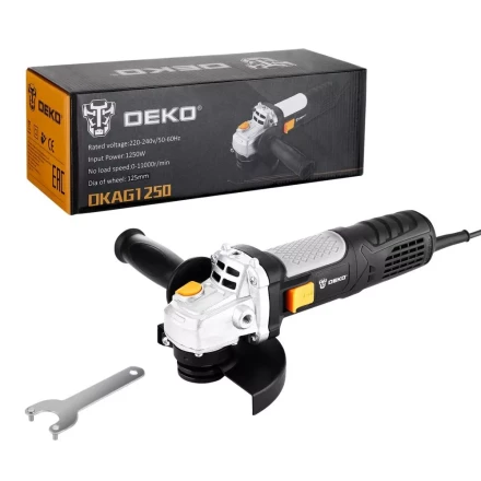 Углошлифовальная машина УШМ DEKO DKAG1250, 063-4174 купить в Надыме