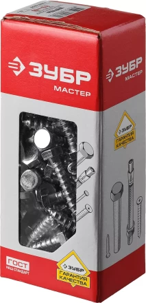 Шурупы ЗУБР "МАСТЕР" с шестигранной головкой, оцинкованные, 8x40мм, 80шт 4-300451-08-040 купить в Надыме