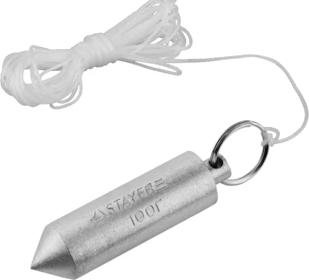 Отвес STAYER &quot;MASTER&quot; строительный со шнуром, 100г 0635-10_z01 купить в Надыме