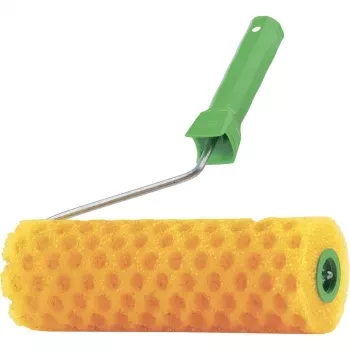 Валик "СТРУКТУРНЫЙ" поролоновый с ручкой, "горошек", 180 мм СИБРТЕХ 80237 купить в Надыме