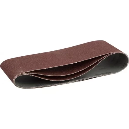 Лента шлифовальная бесконечная ЗУБР "МАСТЕР" на тканевой основе, для ЛШМ, P80, 100х610мм, 3шт 35543-080 купить в Надыме