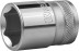 Торцовая головка KRAFTOOL &quot;INDUSTRIE QUALITAT&quot;, Cr-V, FLANK, хромосатинированная, 1/2&quot;, 21 мм 27805-21_z01 купить в Надыме