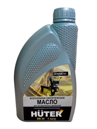 Масло моторное 5W-30 синтетическое для четырёхтактных двигателей Huter купить в Надыме