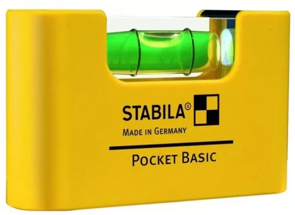 Уровень тип  Pocket Basic  70x20x40мм 1 горизонтальный уровень точность ±1мм/м   STABILA купить в Надыме
