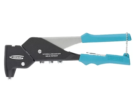 Заклёпочник литой усиленный поворотный 0-360* заклёпки 2,4-4,8мм GROSS 40405 купить в Надыме