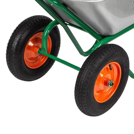 Тачка садово-строительная Palisad 689860, 2-х колесная, усиленная, грузоподъемность 320 кг, объем 100 л купить в Надыме