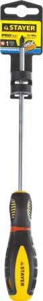 Отвертка STAYER &quot;PROFI&quot; &quot;PROTech&quot;, двухкомп рукоятка, намагниченная, Cr-Mo, PH1x150мм 25132-1-15_z02 купить в Надыме