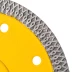 Диск алмазный отрезной Denzel 125 х 22,2мм, сплошной, супертонкий, горячий пресс, сухой/мокрый рез 73058 купить в Надыме