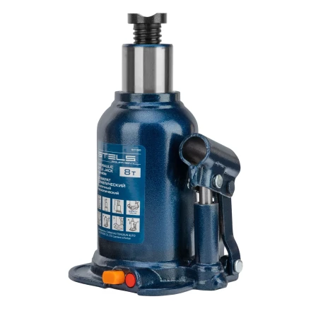 Домкрат гидравлический бутылочный телескопический Stels 51150, 8 т, подъем 180-410 мм купить в Надыме