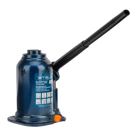 Домкрат гидравлический бутылочный телескопический Stels 51150, 8 т, подъем 180-410 мм купить в Надыме