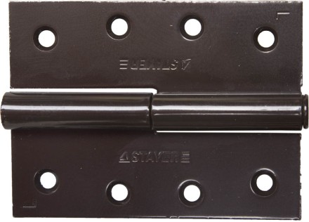 Петля дверная STAYER &quot;MASTER&quot; разъемная, цвет коричневый, левая, 100мм 37613-100-3L купить в Надыме