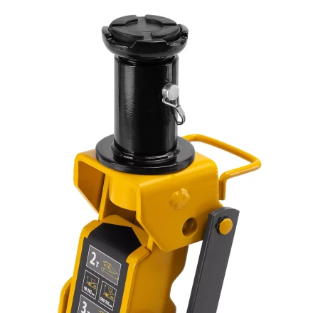 Домкрат гидравлический подкатной Denzel 51270, 2/3 т, 98-770 мм, быстрый подъем, низ. подхват, проф, SUV купить в Надыме