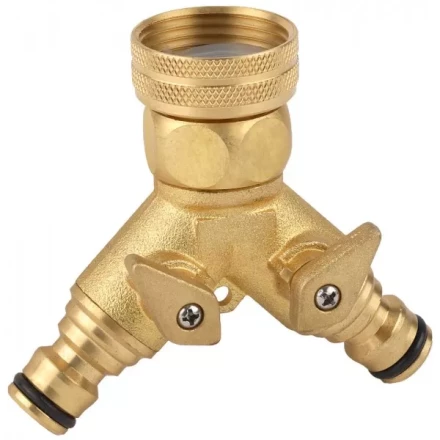 Распределитель двухканальный RACO "Profi" (резьба внешняя-наконечник) латунный, 3/4" х 1" 4246-55035B купить в Надыме