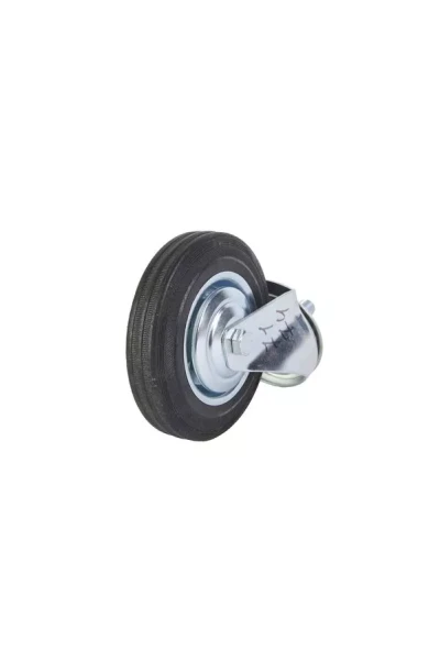 Колесо поворотное SCt 63 160 мм резина с болтом (F) 1027174