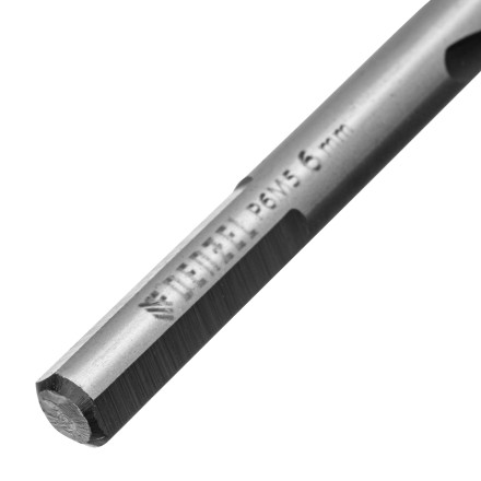 Сверло спиральное по металлу 6 x 93мм, Р6М5, Golden Tip, многогранная заточка Denzel 718278 купить в Надыме