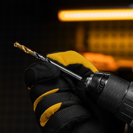 Сверло спиральное по металлу 6 x 93мм, Р6М5, Golden Tip, многогранная заточка Denzel 718278 купить в Надыме