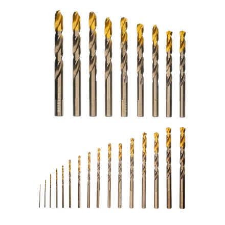 Набор сверл по металлу Denzel 723010, 1-13 мм, Р6М5К8-TiN, Golden Tip, 25 шт купить в Надыме