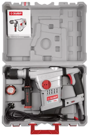 Перфоратор ЗУБР SDS-Max, 10Дж, 1250Вт, кейс ЗПМЭ-1250ЭК купить в Надыме