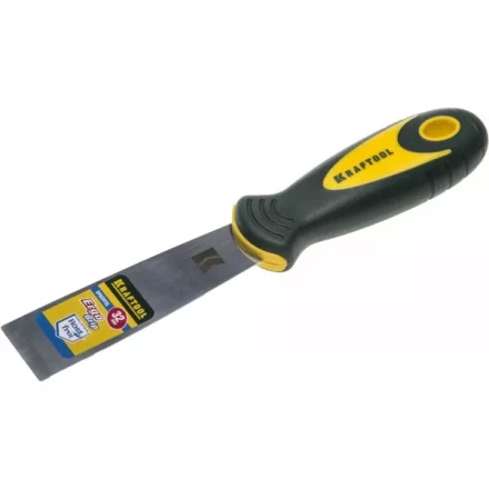 Шпательная лопатка KRAFTOOL с 2-компонент ручк, профилиров нержав полотно, 32мм 10035-030 купить в Надыме