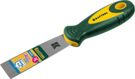 Шпательная лопатка KRAFTOOL с 2-компонент ручк, профилиров нержав полотно, 32мм 10035-030 купить в Надыме
