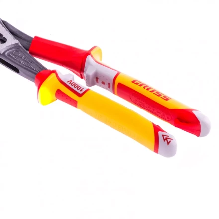 Клещи переставные диэлектрические рукоятки до 1000 В 240 мм Gross 15725 купить в Надыме